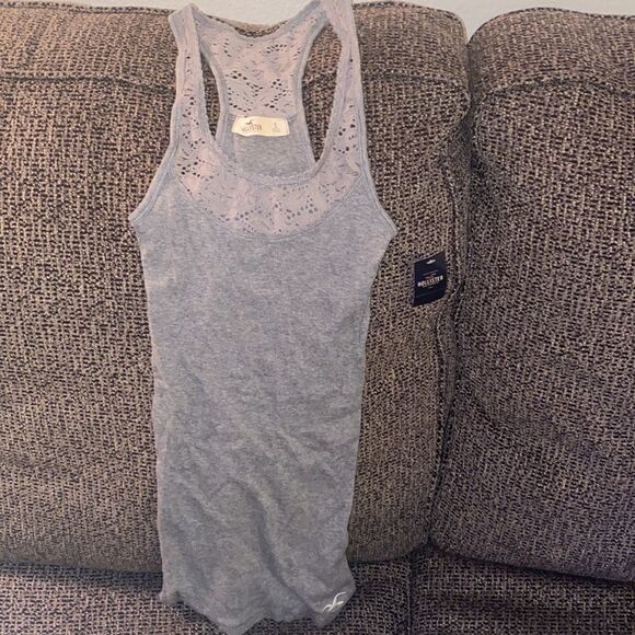 ✨HP✨Hollister Crochet Racerback Tank✨ - Picture 2 of 5